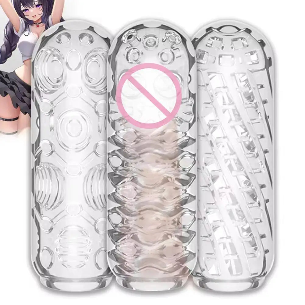 Masturbation Cup for Men Penis Massage Pussy Blowjob Toy Sexy Pocket Vagina Soft Male Exercise Adult Goods 18+