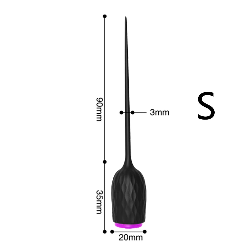 Urethral Sounding Vibrator Prostate Massager Penis Plug Urethra Dilators Stimulation BDSM Sex Toys For Men Gay Male Masturbator