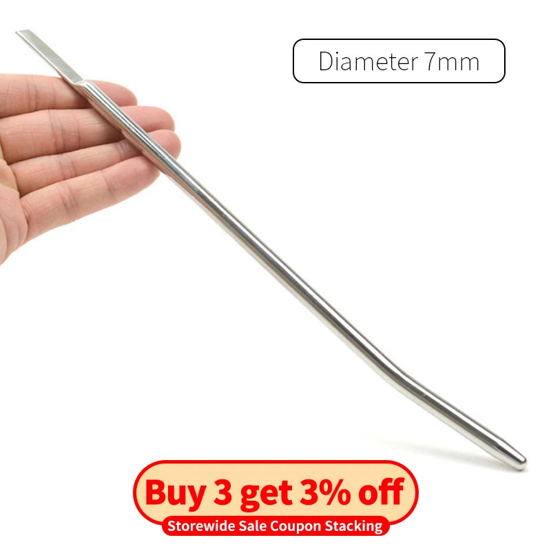 Adult Sex Toys For Men Penis Plug Stretching Male Private Goods Smooth Head Stainless Steel Catheters Urethral Sounds Dilators