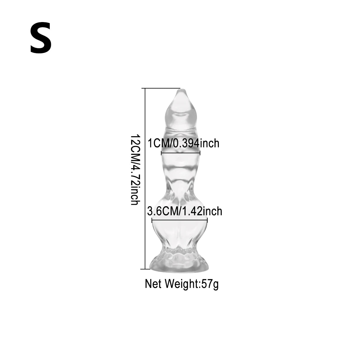 Dog Knot Dildo Soft Anal Plug Realistic Dildo Anal Trainer Adult Sex Toys with Strong Suction Cup Anus Dilator Masturbator
