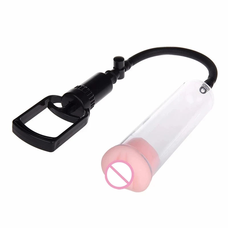 Penis Pump Sex Toys for Men Male Masturbator Penis Extender Vacuum Pump Penis Enlargement Enhancer Dick Trainer Massager Ring