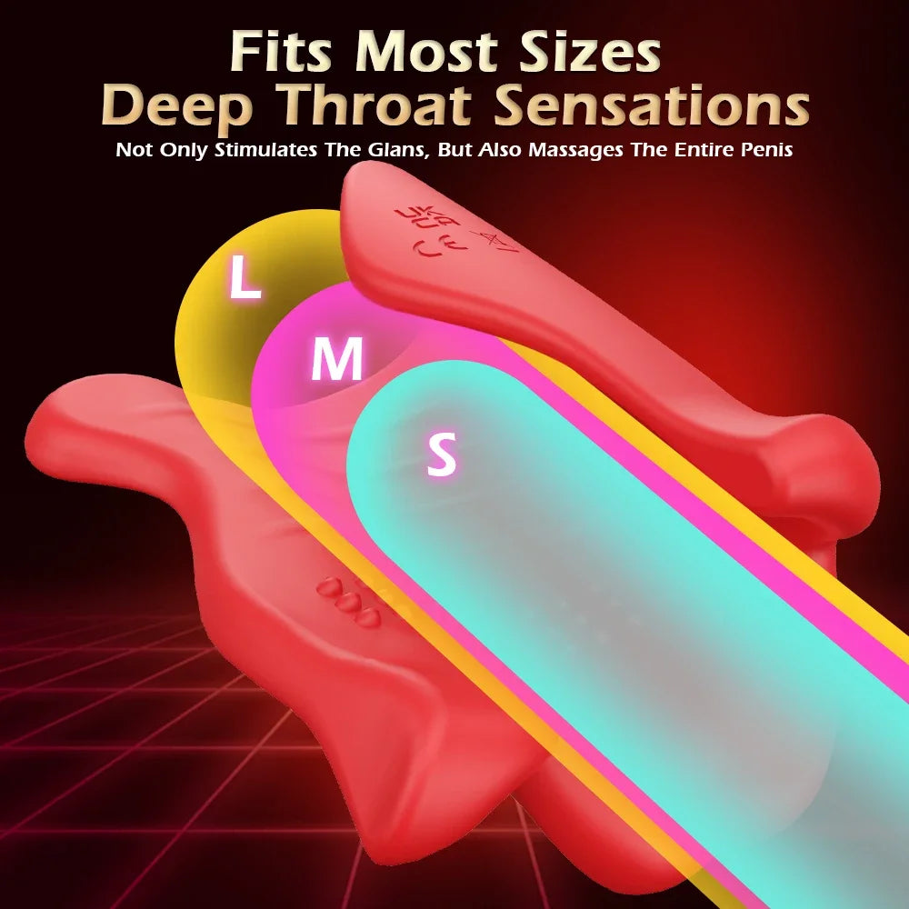 Penis Training Vibrator Tapping Stroker Stimulator Male Masturbator Erotic Toys Glans Trainer Vibration Penis Extender Toys