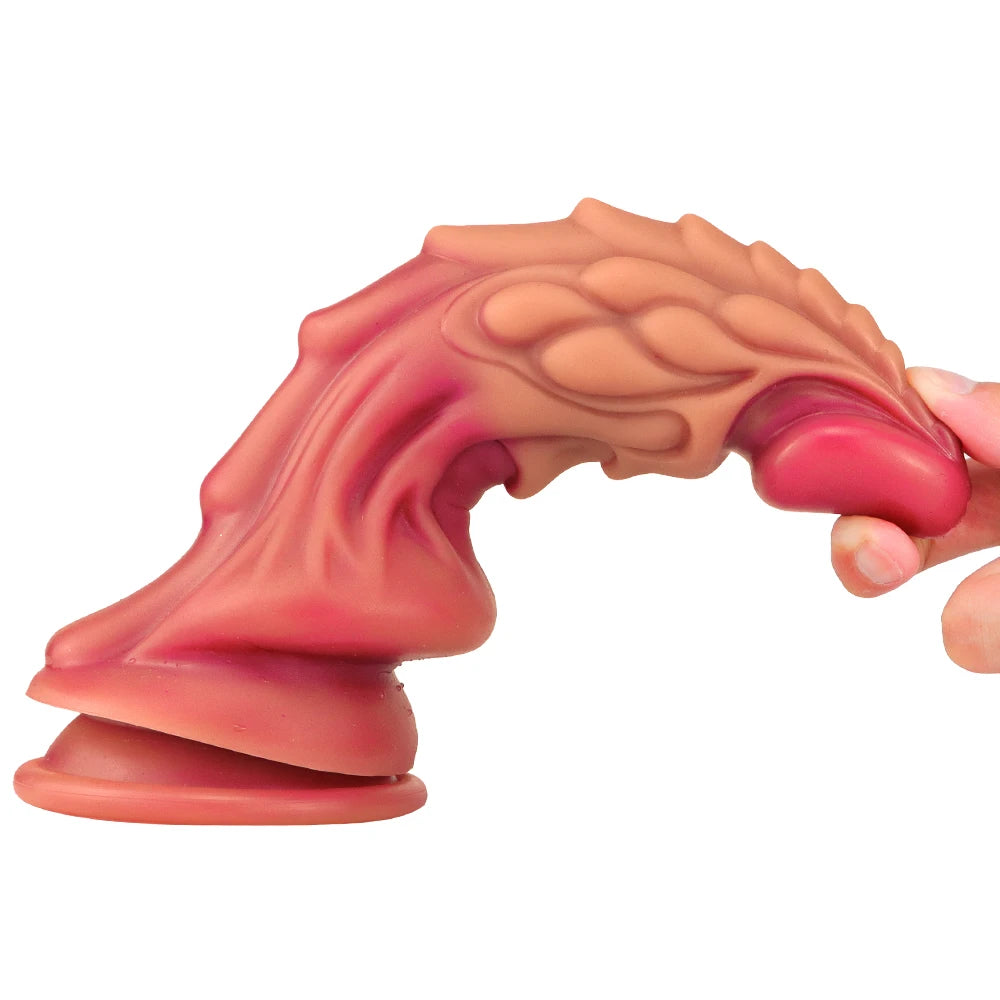 Colourful Glowing Dildo Sex Toys for Women Men Luminous Anal Plug Dick Penis Huge Dragon Monster Soft Big Butt Plug Adult Toy