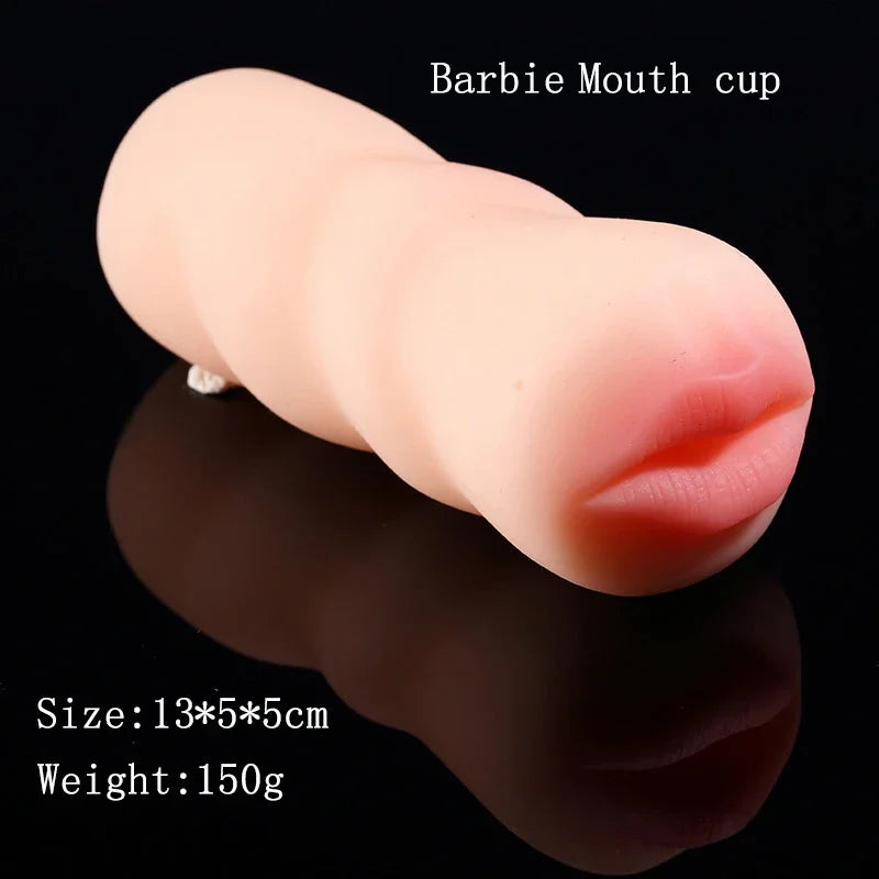 Sex Toy for Men 4D Realistic Deep Throat Male Masturbator Silicone Artificial Vagina Mouth Anal Oral Erotic Toy Masturbation Cup