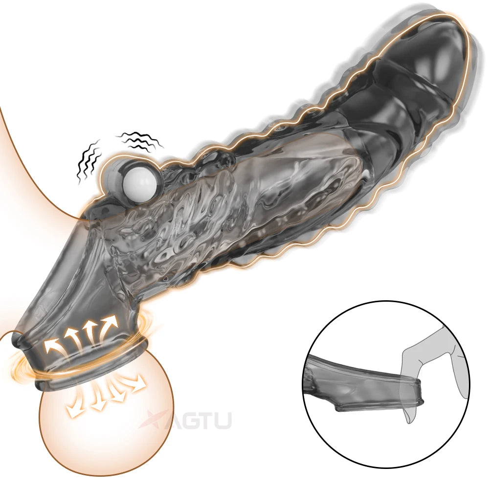 Double Penetration Vagina Vibrator Adult Toys Extensions Big Penis Vibrator Long Huge Dildos Double Anal Adult Erotica Products