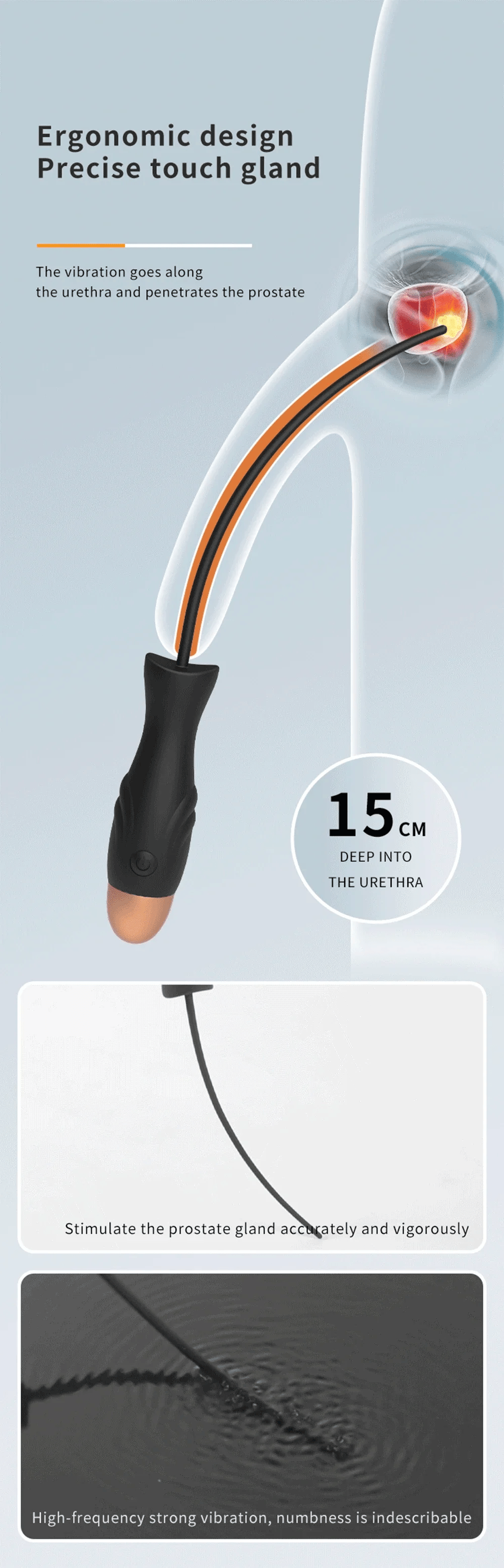 Sex Toys Adults 18 Erotic Urethral Sounds Dilator Vibrators for Men Penis Plug Catheter Medical Delay Exerciser Mle Masturbator