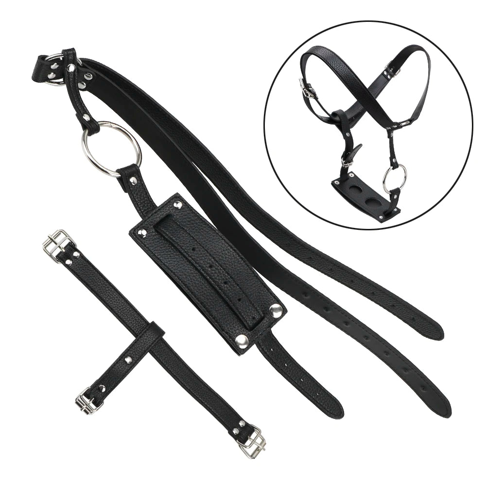 Sex Toys For Men Women Butt Plug And Dildo Harness Belt Underwear Pants Leather Chastity Device Adult Products Sex Shop