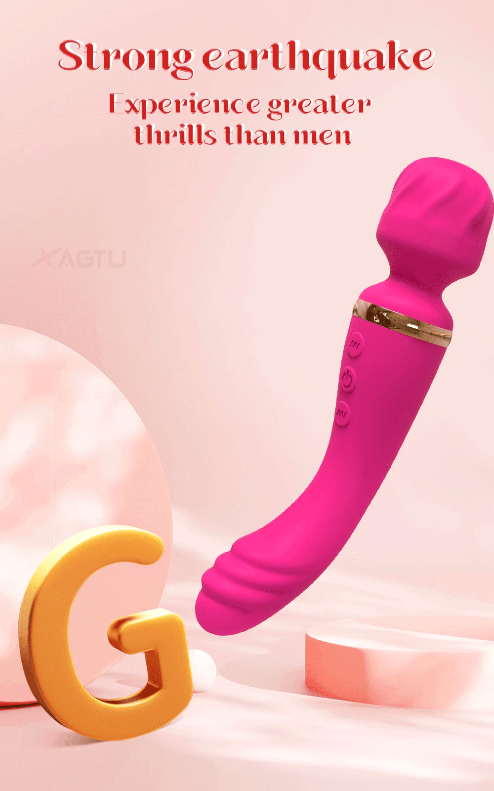 AV Magic Wand Massage G-spot Vibrator Clitoral Stimulator Female Masturbation Dildos Vibrator for Women Rechargeable