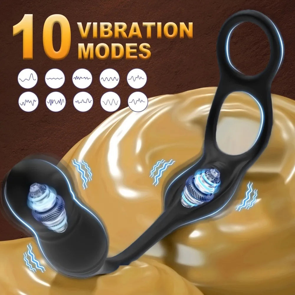 Male Thrusting Prostate Massager Remote Contro Buttplug Vibrator for Men Gay Anal Dildo Prostate Stimulator Sex Toy for Couples