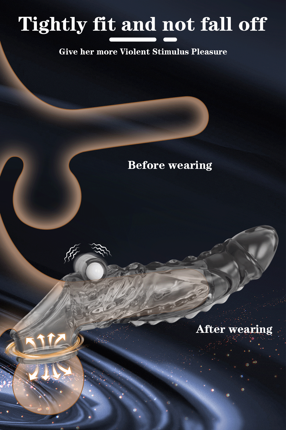 Double Penetration Vagina Vibrator Adult Toys Extensions Big Penis Vibrator Long Huge Dildos Double Anal Adult Erotica Products