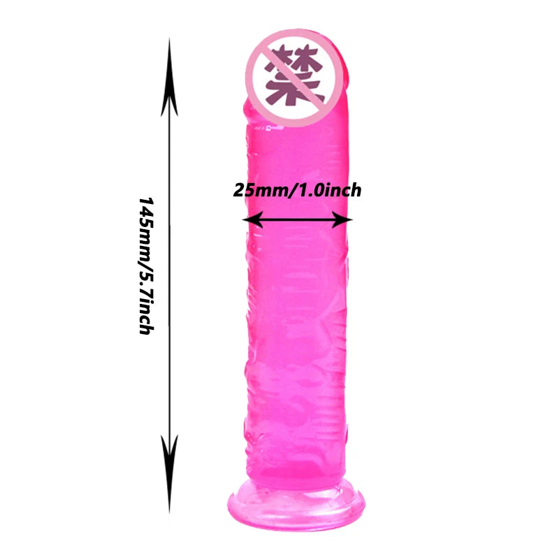 Realistic Dildos For Women Sex Toys Soft Silicone Powerful Suction Cup Curved Penis Vagina G-Spot Masturbators Goods For Adults