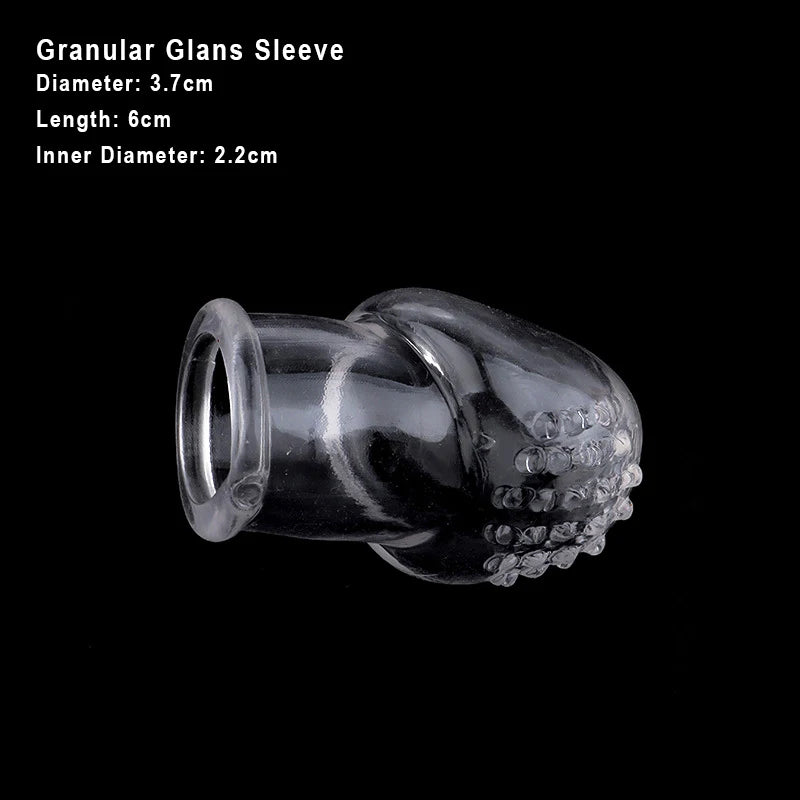 Sex Toys For Couples For Men Penis Sleeve Granular Stimulation Erotic Products Extension Bdsm Enlarger Ejaculation Delay Condom