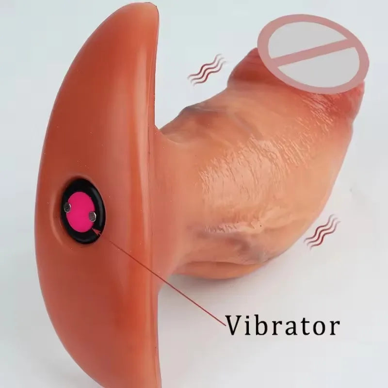 Sex Toys For Men Women Huge Dildo Anus Expansion Silicone Butt Plug Prostate Massager Vagina Big Dick Vibrating Dildo Anal Plug