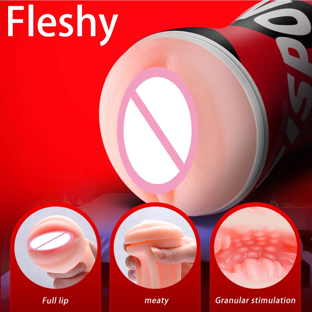 Masturbation Cup Sex Toys for Men Soft Male Exercise Penis Massage Sexy Pocket Pussy Blowjob Sex Toy Vagina Adult Goods 18+