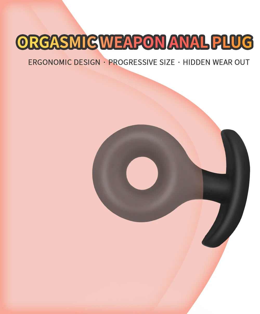 New Trend Wearable Anal Plug P Spot Stimulator Prostate Massage Fake Dildo Buttplug Sex Toy For Women Men Anal Dilator Adult 18+