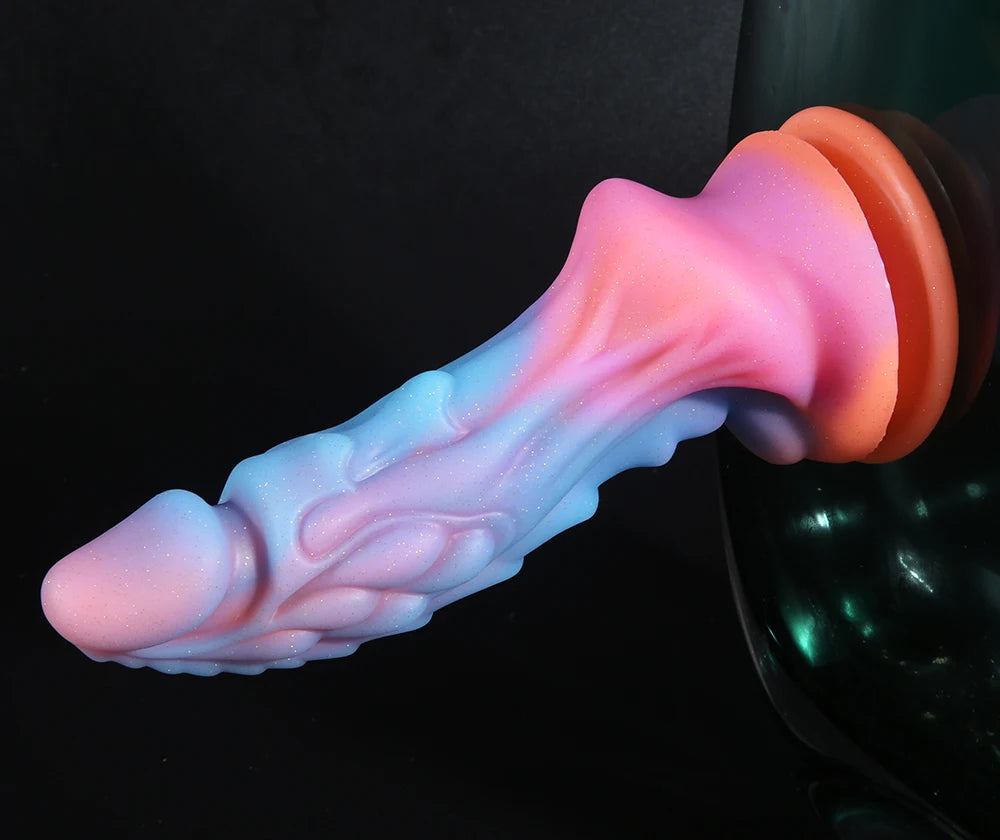 Colourful Glowing Dildo Sex Toys for Women Men Luminous Anal Plug Dick Penis Huge Dragon Monster Soft Big Butt Plug Adult Toy