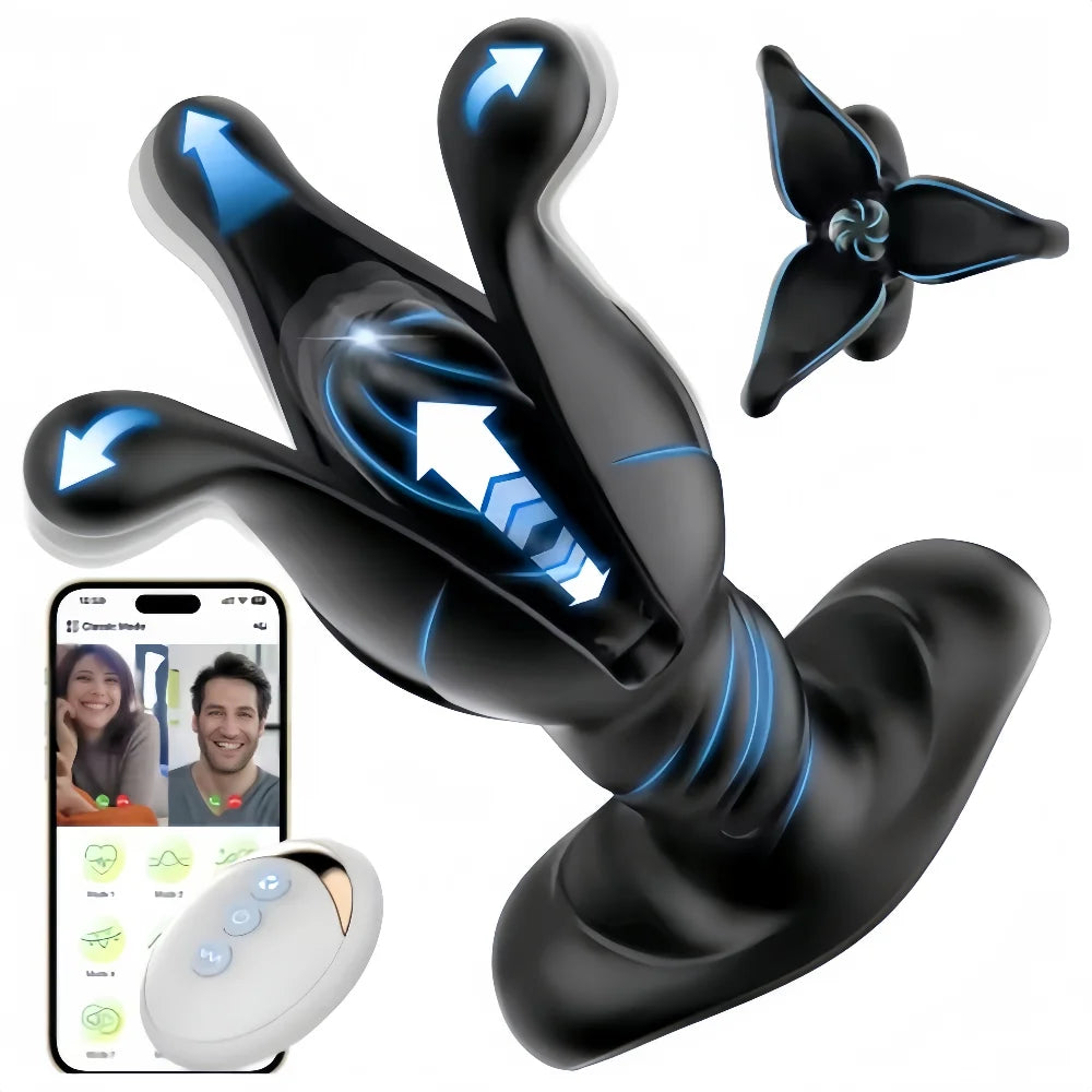 Remote Control Male Prostate Massager Anal Vibrator 9--Speed Vibrating Buttplug Anal Expander  Adults Sex Toy for Men Gay