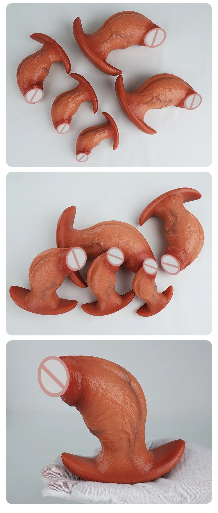 Sex Toys For Men Women Huge Dildo Anus Expansion Silicone Butt Plug Prostate Massager Vagina Big Dick Vibrating Dildo Anal Plug