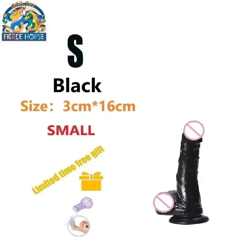 Realistic Dildo Sex toys for Woman Men Couples Silicone Penis  Masturbator Black Dildos Erotic Cock G Spot Clitoris Anal Sex Toy