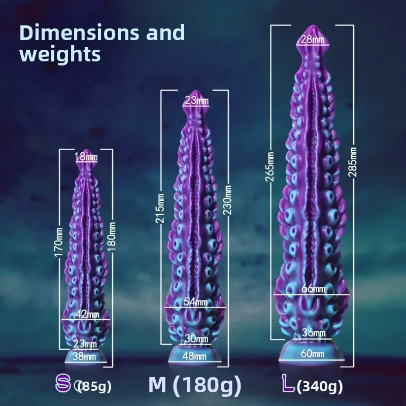 Male Sex Toy Prostate Stimulator with Powerful Suction Cup Giant Monster Vibrating Stick Suitable for Couples Adult Sexy Toys