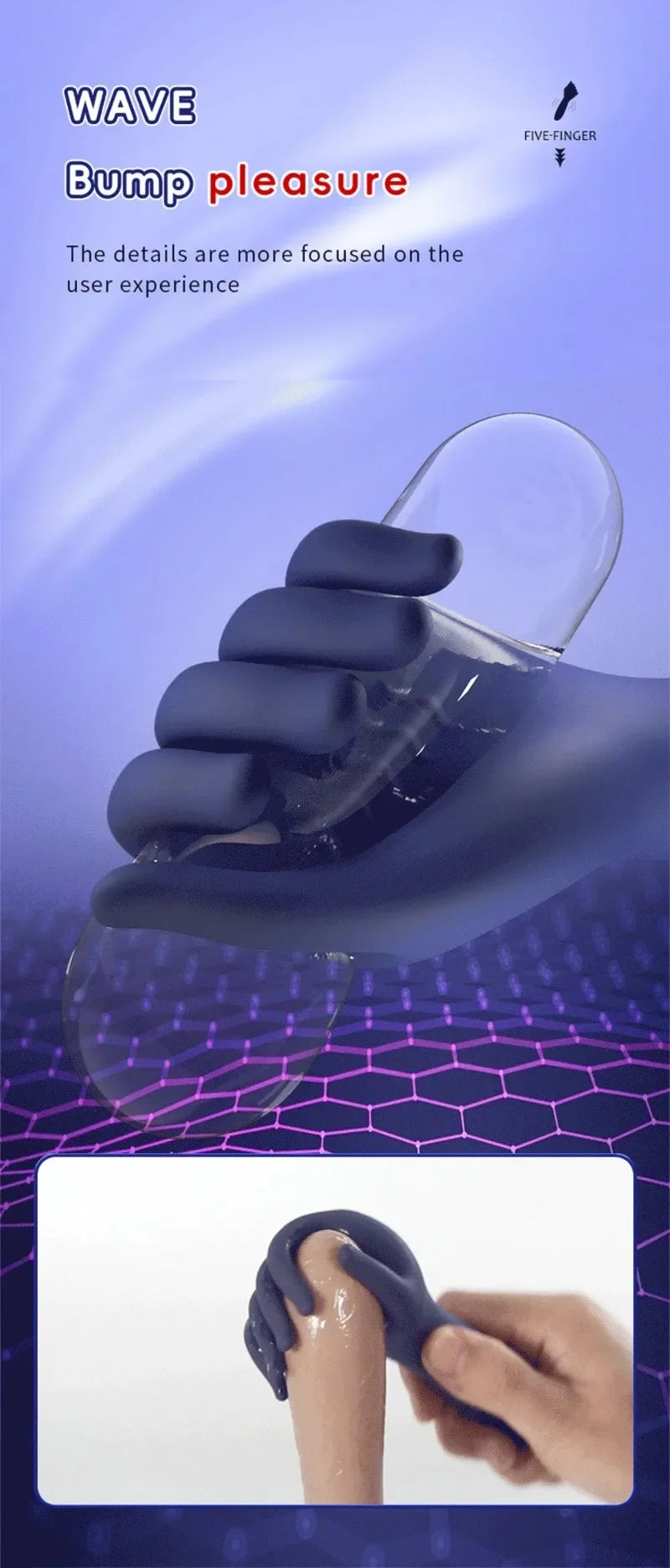 Male Masturbator Vibrating Glans Trainer Penis Massager for Men Lasting Delay Endurance Exercise Sex Toy