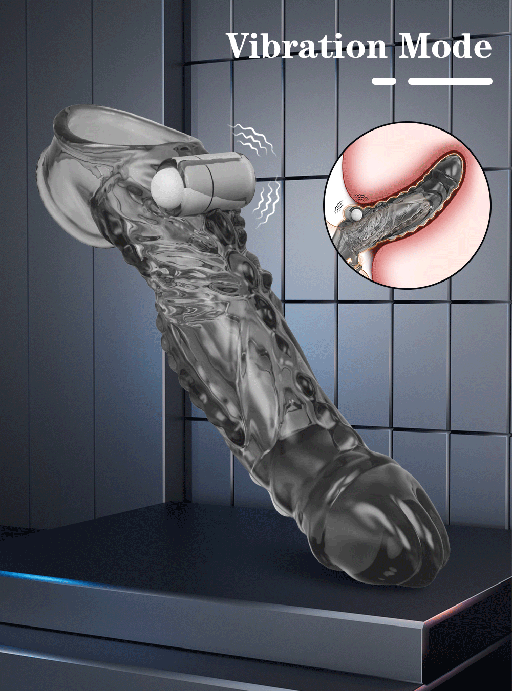 Double Penetration Vagina Vibrator Adult Toys Extensions Big Penis Vibrator Long Huge Dildos Double Anal Adult Erotica Products