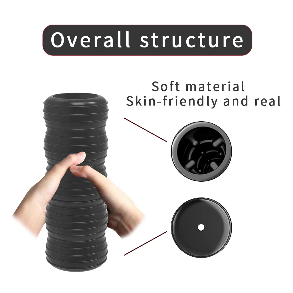 Male Masturbation Cup Sex Toy for Men Penis Pump Artificial Vagina Real Pussy Glans Cock Enlargement Vacuum Pocket Cup Sex Shoph