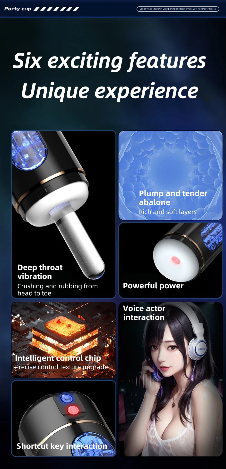 Sex Toy for Men Masturbator Cup Automatic Sucking Male Masturbator Vibration Blowjob Machine Sex Machine Penis Oral Machine