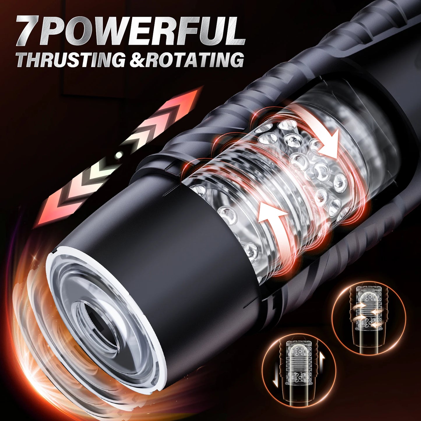 APP Automatic Male Masturbator Sex Toys for Men 7 Thrusting Modes Adult Toy Male Sex Toys Hands Free Pocket Pussy Sex Machine