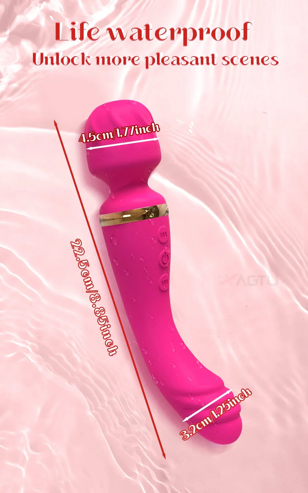 AV Magic Wand Massage G-spot Vibrator Clitoral Stimulator Female Masturbation Dildos Vibrator for Women Rechargeable