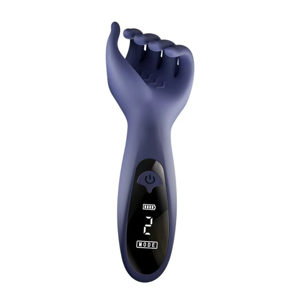 Male Masturbator Vibrating Glans Trainer Penis Massager for Men Lasting Delay Endurance Exercise Sex Toy