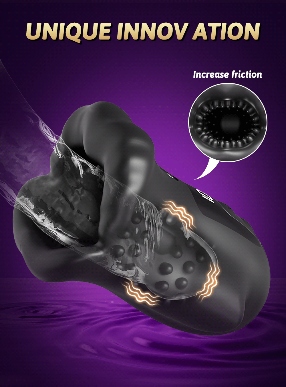 Male Sex Toy Masturbator Vibrator for Men Penis Training Delay Ejaculation Glans Training Penis Endurance Adult Products