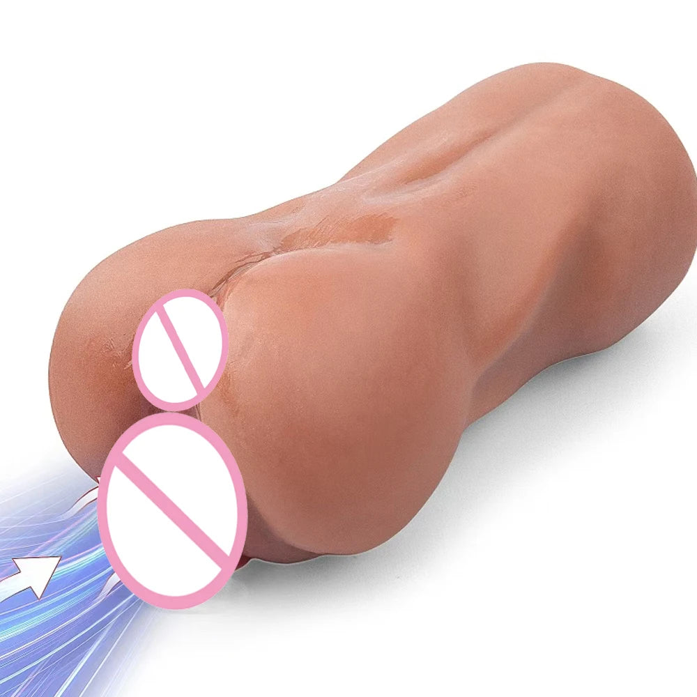 Sex Toys For Men Realistic Vagina Sexual Doll For Real Men Artificial Silicone Pocket Pussy Sucking Masturbator Erotic Toys