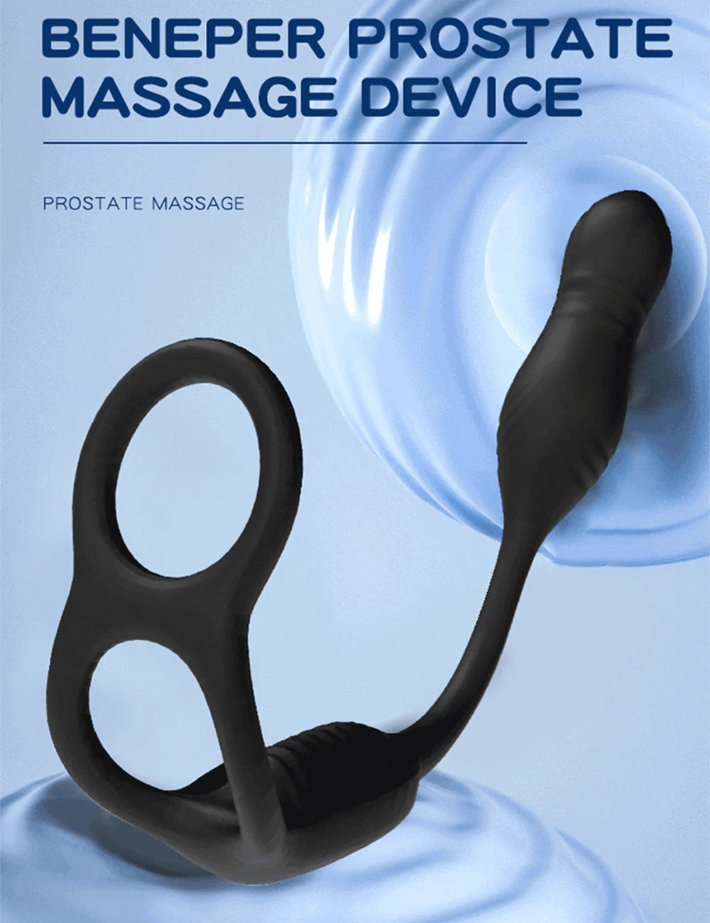 Male Thrusting Prostate Massager Vibrator for Men Gay Anal Plug Delay Ejaculation Wireless Remote Butt Plug Sex Toy for Couples