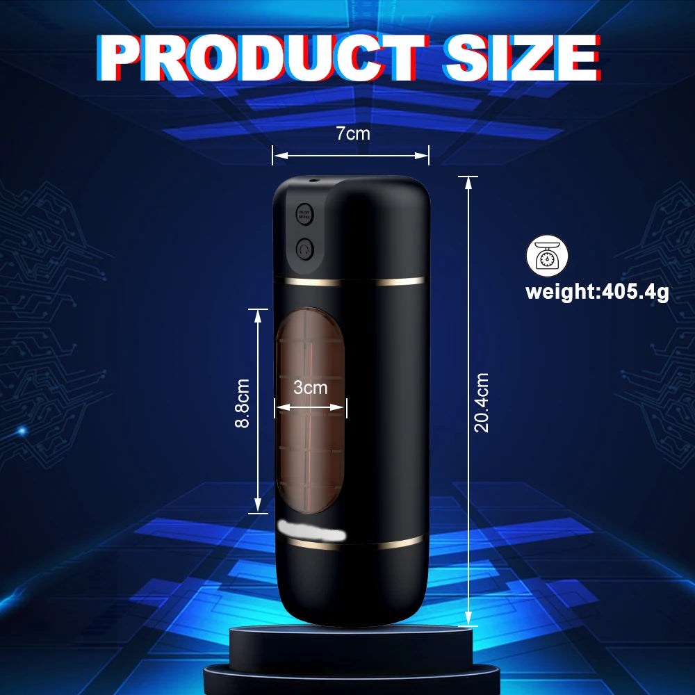Sex Toys for Men Male Masturbator Automatic Masturbators Cup with 10 Thrusting &Rotating Penis Stimulation Electric Male Stroker