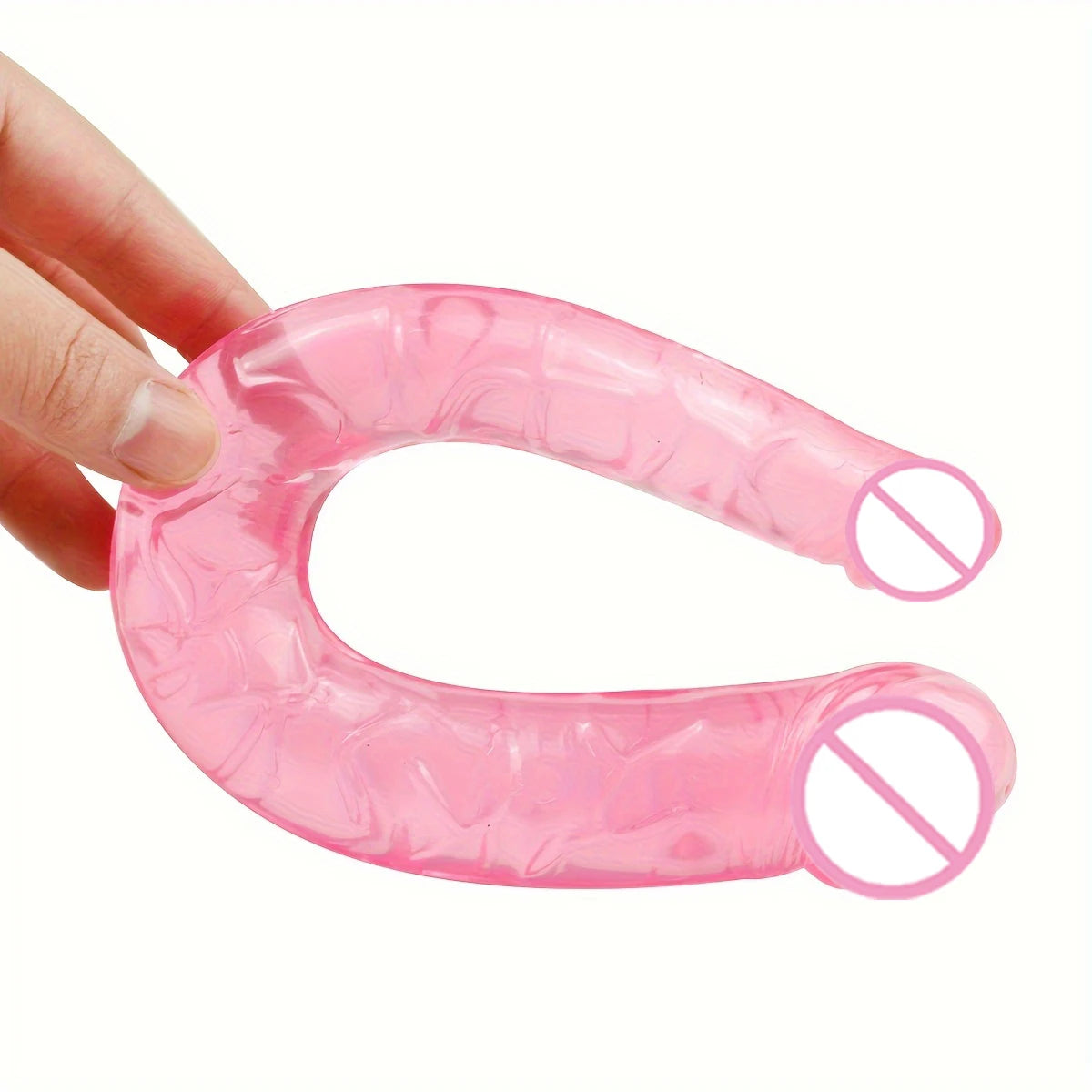 Double - Ended Realistic Dildo, Flexible Silicone Dual - Stimulation Toy for Couples & Solo Intimate Play Sex Toys