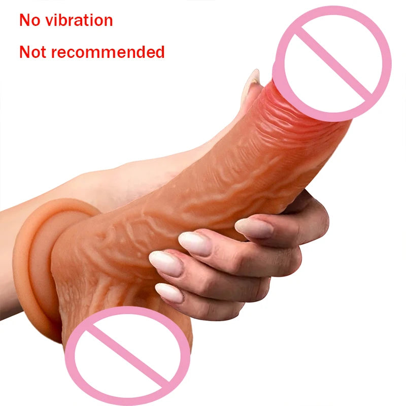 Women's Dildo Penetration Vaginal Anal Vibrator Stimulation Big Penis Vibrator Erotic Toy Long Huge Dildos Women Adult Product