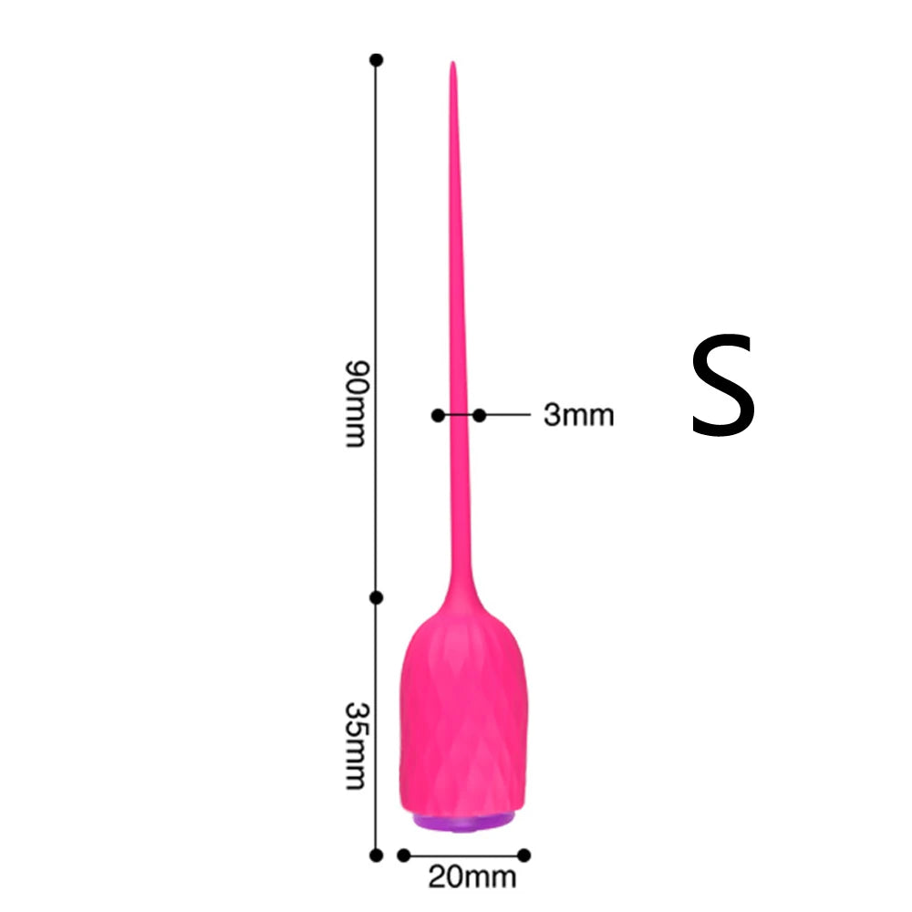 Urethral Sounding Vibrator Prostate Massager Penis Plug Urethra Dilators Stimulation BDSM Sex Toys For Men Gay Male Masturbator