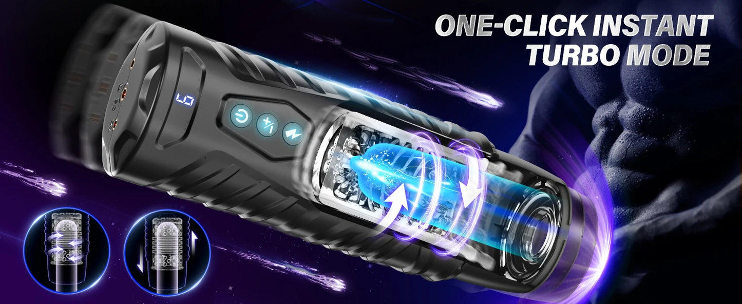 APP Automatic Male Masturbator Sex Toys for Men 7 Thrusting Modes Adult Toy Male Sex Toys Hands Free Pocket Pussy Sex Machine