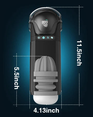 Male Masturbator Mens Sex Toys - Penis Pump Sex Toy for Men, APP Control Adult Toys Pocket Pussy 3D Male Stroker, Visual Blowjob