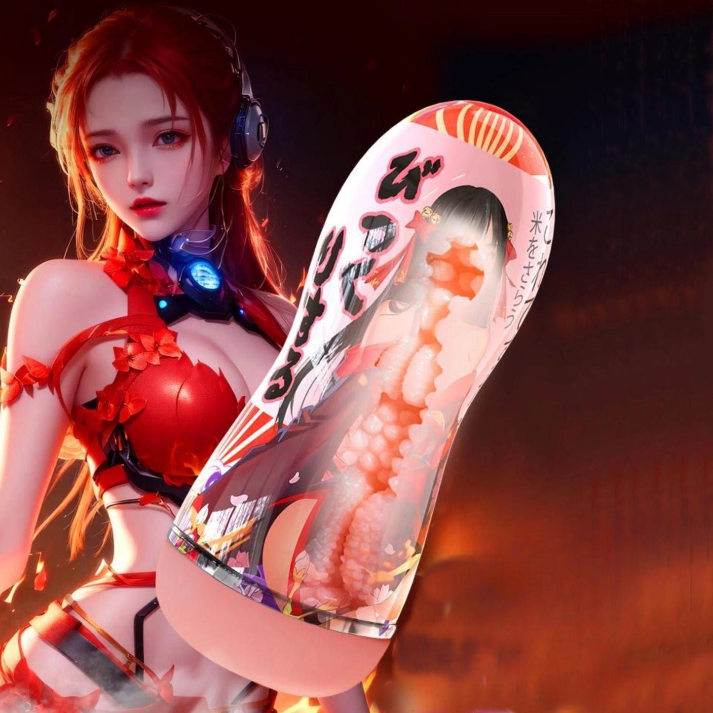 Male penis sex toy, men's toy, with unique external patterns and particle stimulation, super smooth and true internal texture