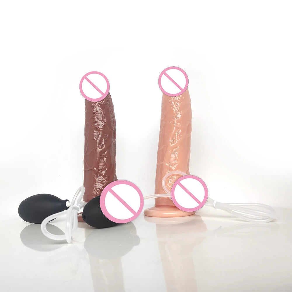 Squirting Ejaculating Dildo for Women Powerful Spray Water Silicone with Suction Cup Penis G-Spot Vagina Adult Sex Toys Big Dick