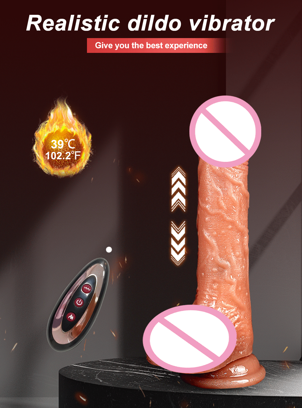 Women's Dildo Penetration Vaginal Anal Vibrator Stimulation Big Penis Vibrator Erotic Toy Long Huge Dildos Women Adult Product