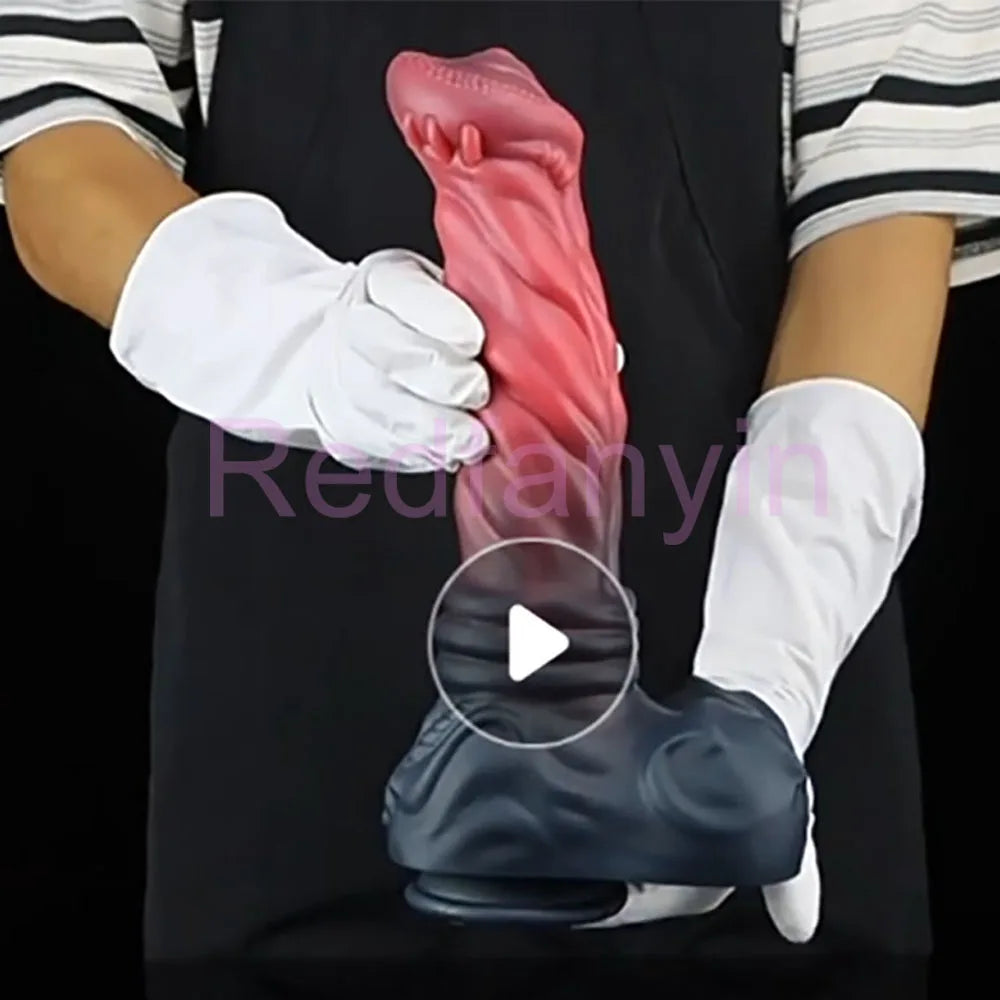 Huge Horse Realistic Dildos Sex Toy Women 18+ G-spot Masturbation Animal Penis Silicone Fake Dick for Butt Plug Anal Dilation