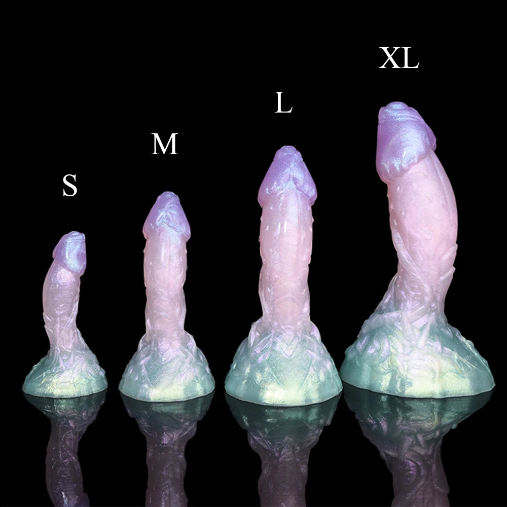YOCY 4 Sizes Monster Dildos Curved Anal Plug Butt Dilator Vagina Massager Flirting Sex Toys For Women Men Masturbator Sexy Shop