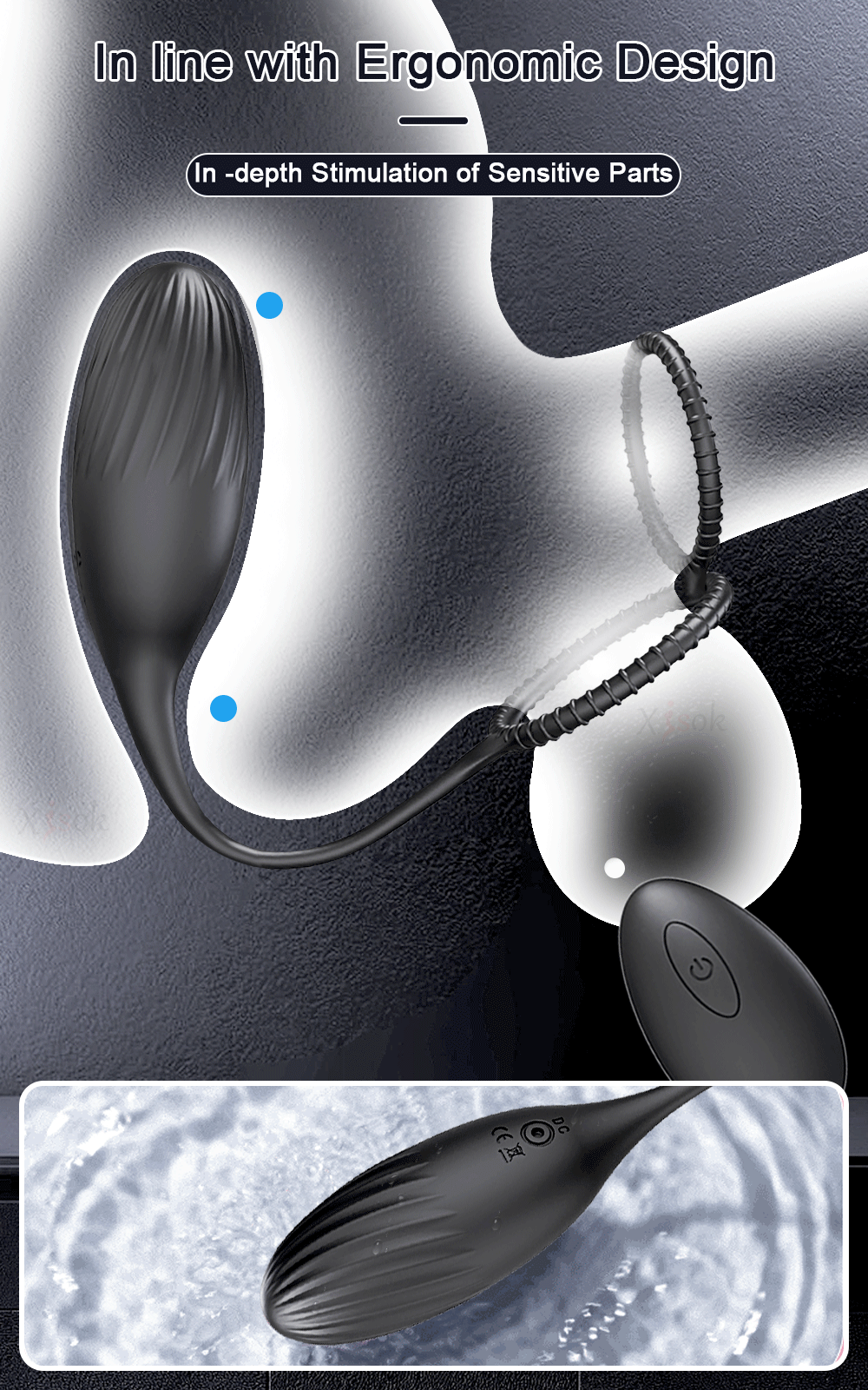 Sex Toys Masturbation Tools for Gay Sexo Vibration Prostate Massager Anal Plug Men Butt Plug Remote Control Adult Products 18+