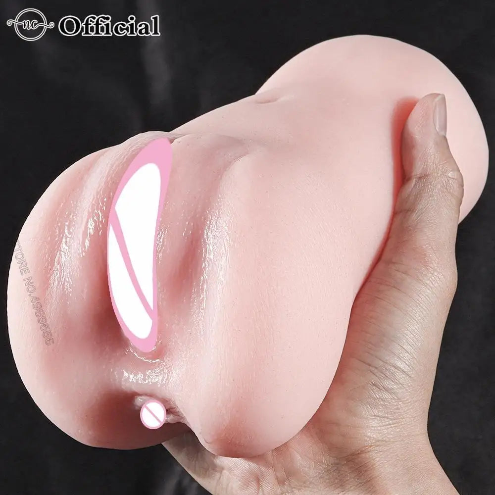 Sex Toys for Men Fake Vagina Masturbator Man Reslist 2 in 1 Pussy- Can Pussy Ring Onahole Ass Hole Real Vaginasilicona Love Gel