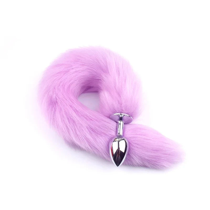 Sexy Foxtail Anal Plug Role Play BDSM Sex Toy Men's Prostate Massager Female Male Anal Plug 18+ Couple Flirting Adult Game Props