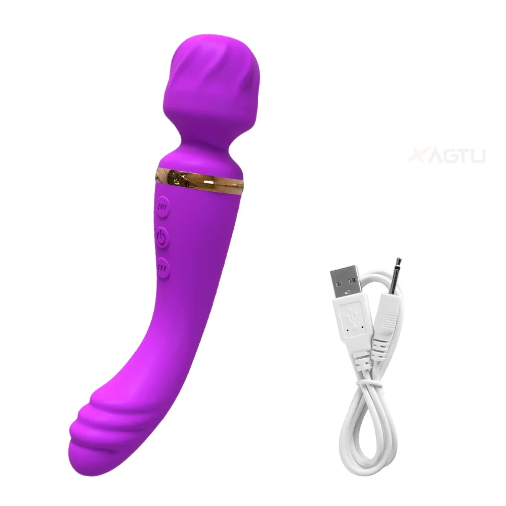 AV Magic Wand Massage G-spot Vibrator Clitoral Stimulator Female Masturbation Dildos Vibrator for Women Rechargeable