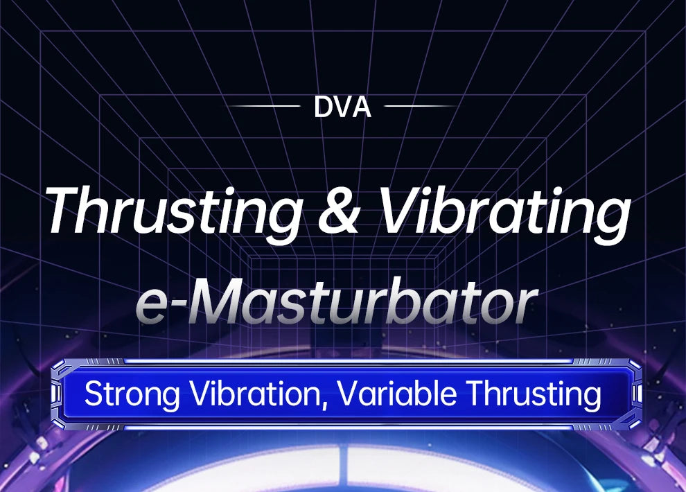 DRY WELL Sex Toys for Men Penis Pump - Male Masturbator Stroker with 3 Thrusting & 9 Vibration Adult Toys, Pocket Pussy for Men